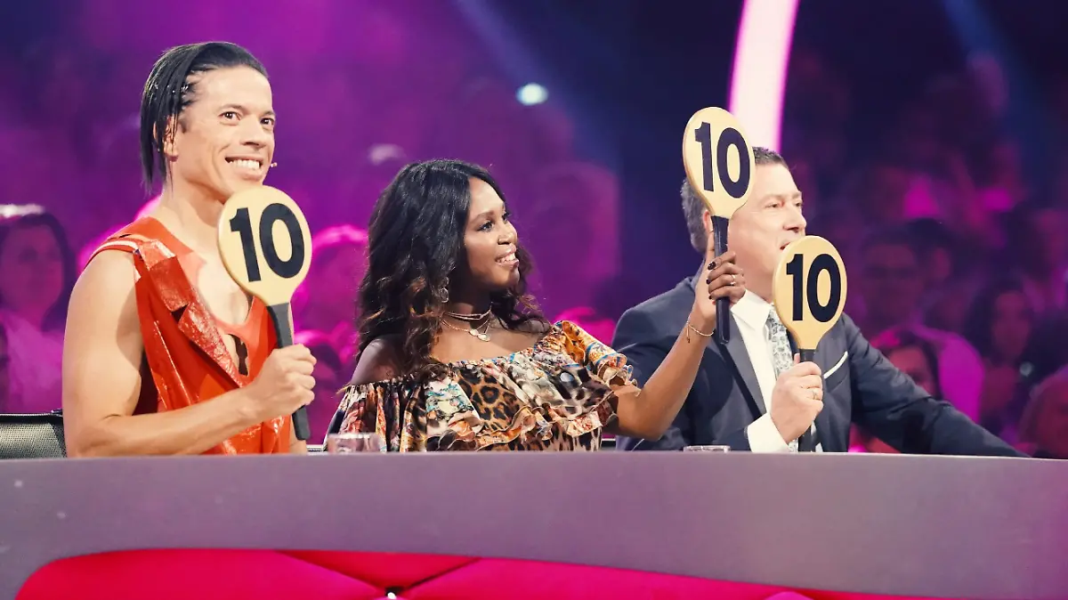 Die Jury: Jorge Gonzalez (l.), Motsi Mabuse und Joachim Llambi.