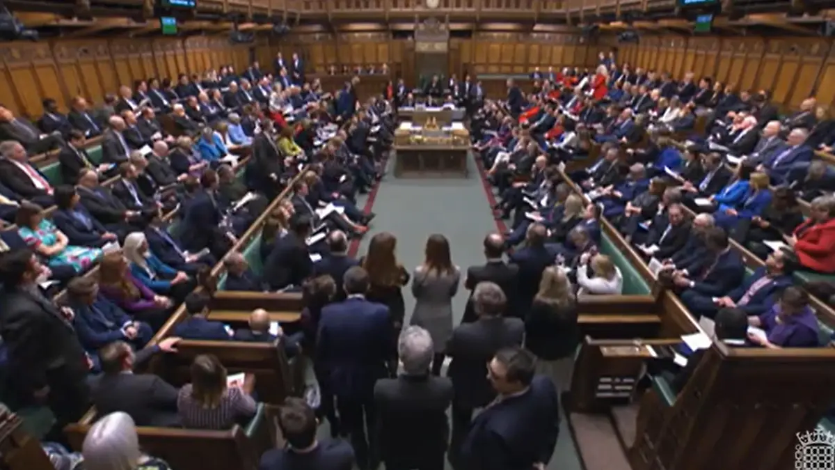Prime Minister's Questions. Prime Minister Rishi Sunak speaks during Prime Minister's Questions in the House of Commons, London. Picture date: Wednesday February 1, 2023. See PA story POLITICS PMQs. Photo credit should read: House of Commons/PA Wire URN:70815096