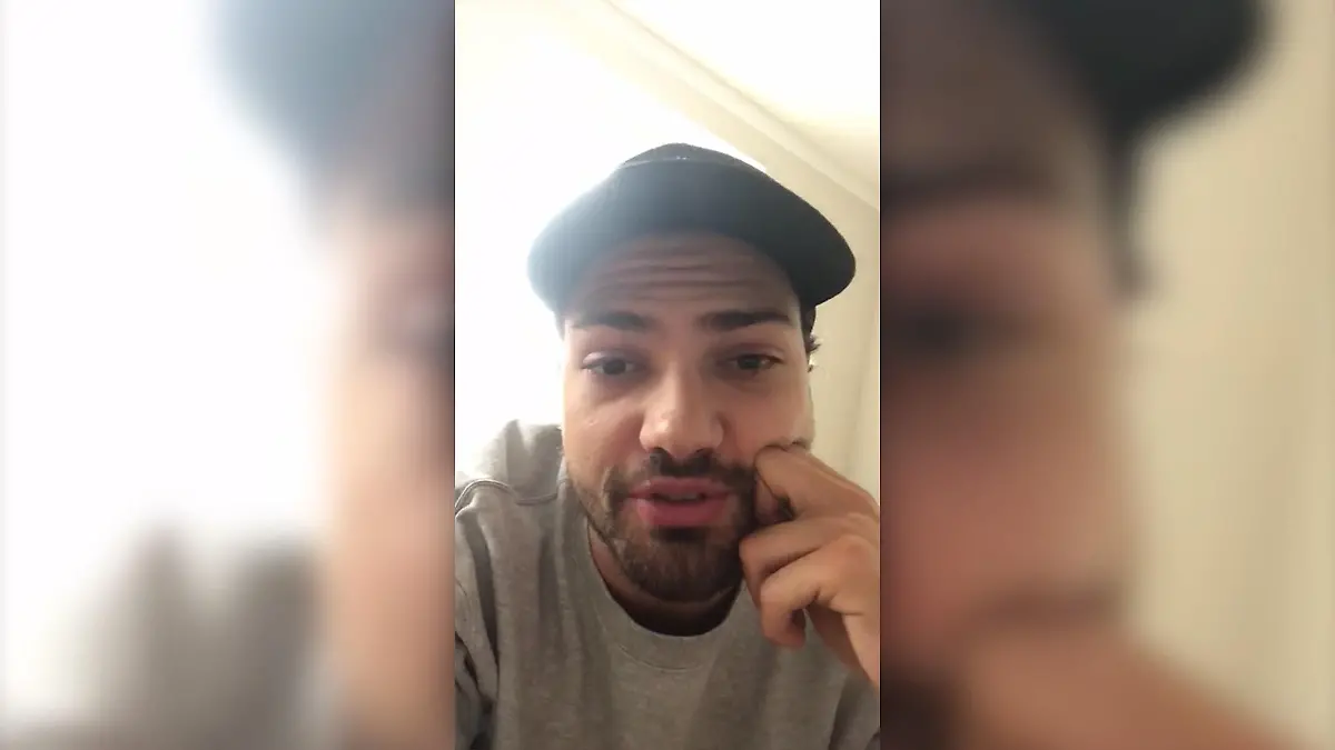 Das sagt er zu seinem schmerzhaften Tanz-Aus Videobotschaft von Jimi Blue Ochsenknecht