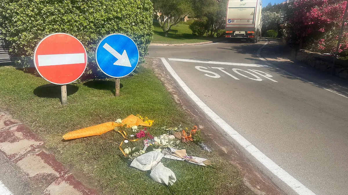 Unfallstelle auf Sardinien