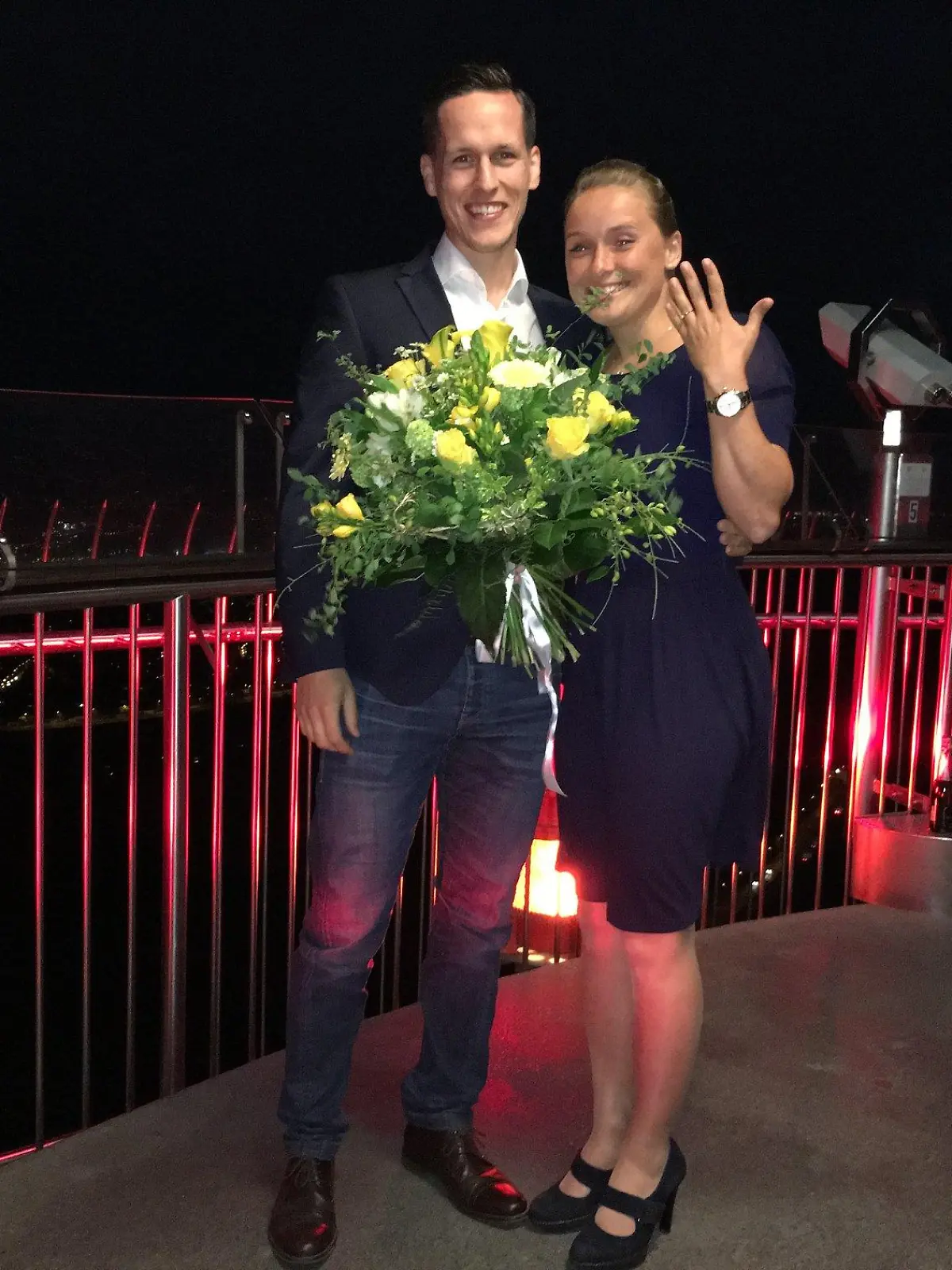 Nina Fischer und ihr verstorbener Ehemann Sven.