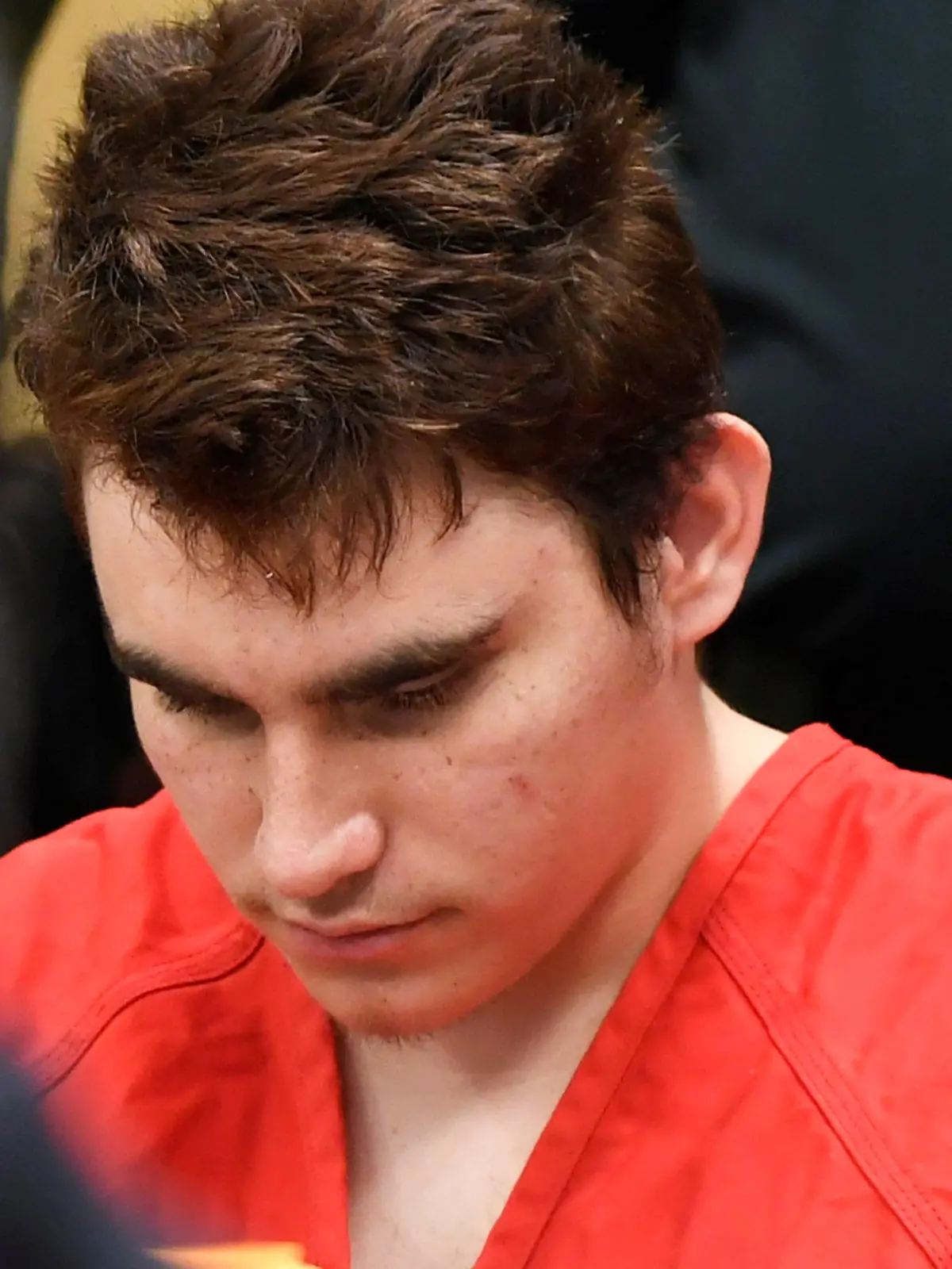 Nikolas Cruz sits next to his attorneys appointed by the Broward Public Defender’s Office as a judge determines if he can afford his own lawyer, in Broward Courthouse in Fort Lauderdale, Florida, U.S., April 11, 2018.  Taimy Alvarez/Pool via REUTERS