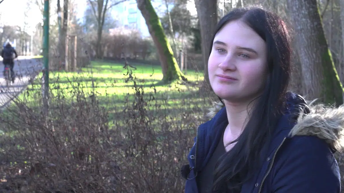 Das Leben der 15-Jährigen wird nie mehr sein wie vorher, aber sie versucht positiv in die Zukunft zu blicken.
