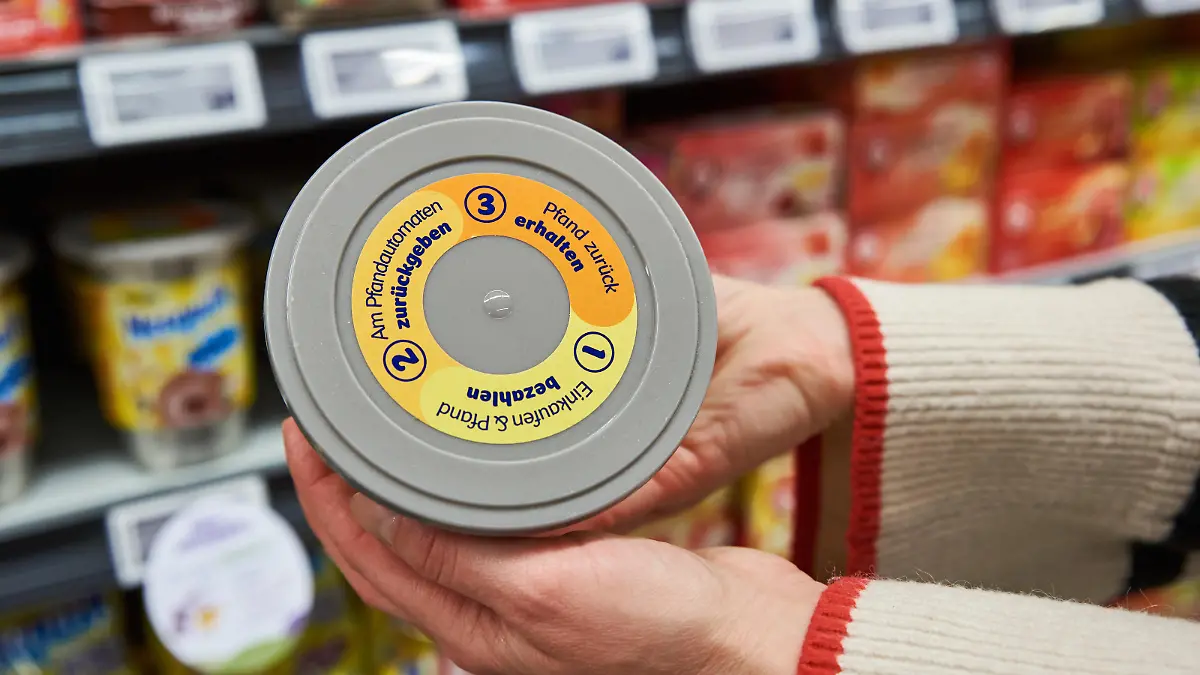 Deckel des Behälters erklärt den Kreislauf.