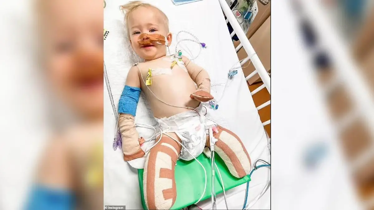 Ryan Lines im Krankenbett