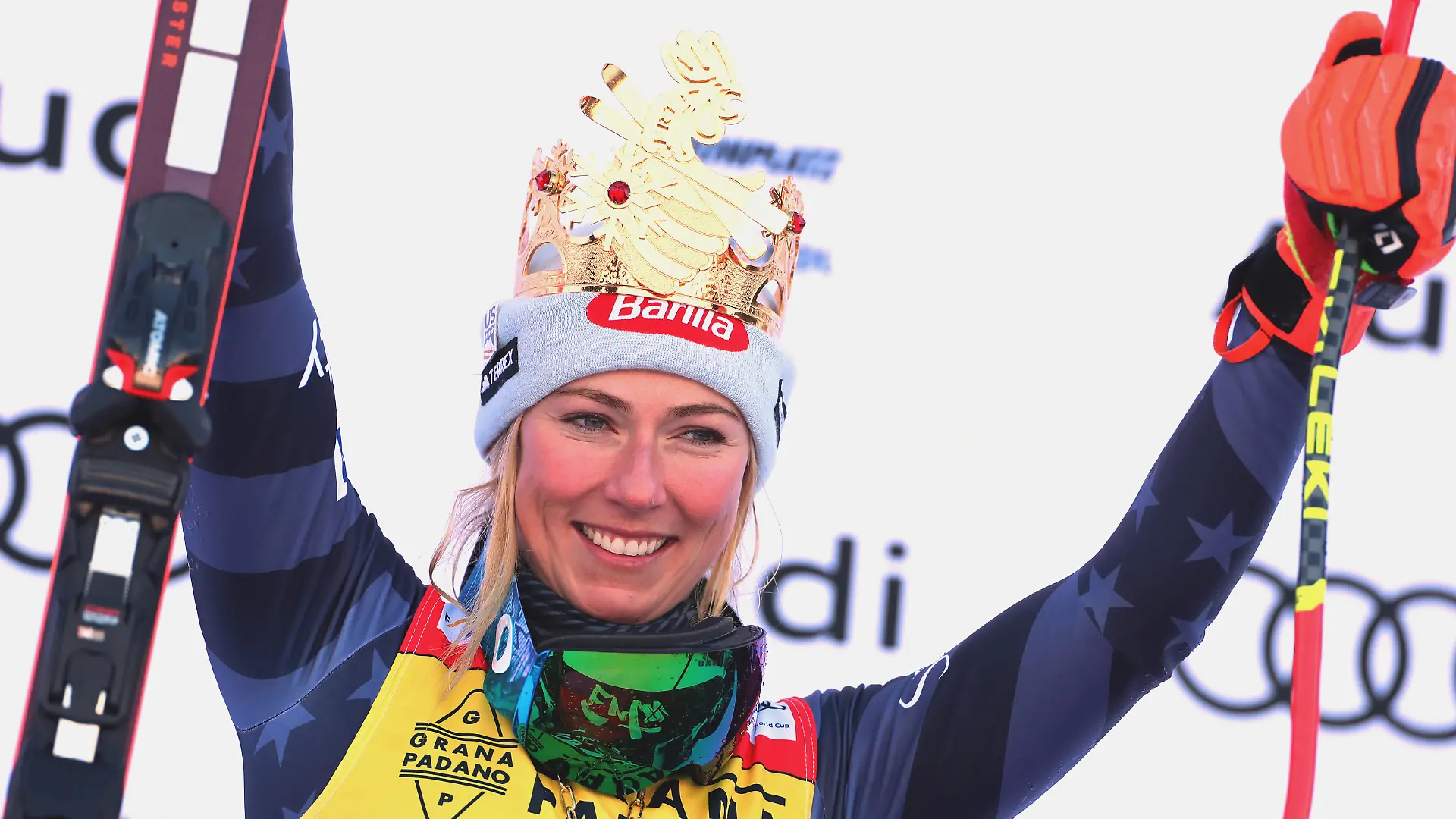 Alpine Ski World Cup 2023 in Kronplatz, Italy. Women's Giant Slalom race day as part of the Alpine Ski World Cup on the Erta slope in Kronplatz on January 25, 2023; US Skier Mikaela Shiffrin have sign her 84th victory, a record.
Pictured: Mikaela Shiffrin (USA)
Ref: SPL5517260 250123 NON-EXCLUSIVE
Picture by: Pierre Teyssot / SplashNews.com
World Rights,
/ action press