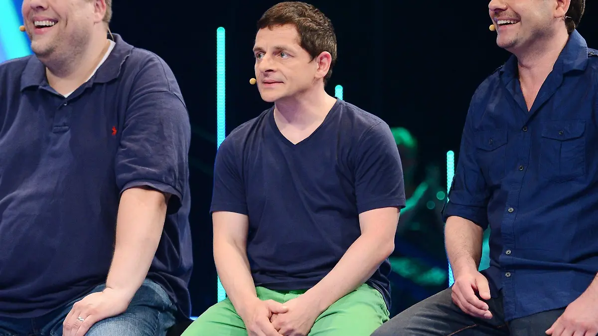 Tetje Mierendorf, Volker Zack Michalowski und Ingo Appelt vom Team Comedians freuen sich auf die kommenden Spiele.