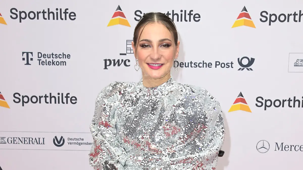 Kristina Vogel beim 52. Ball des Sports 2023 in der Festhalle Frankfurt. Frankfurt am Main, 21.01.2023