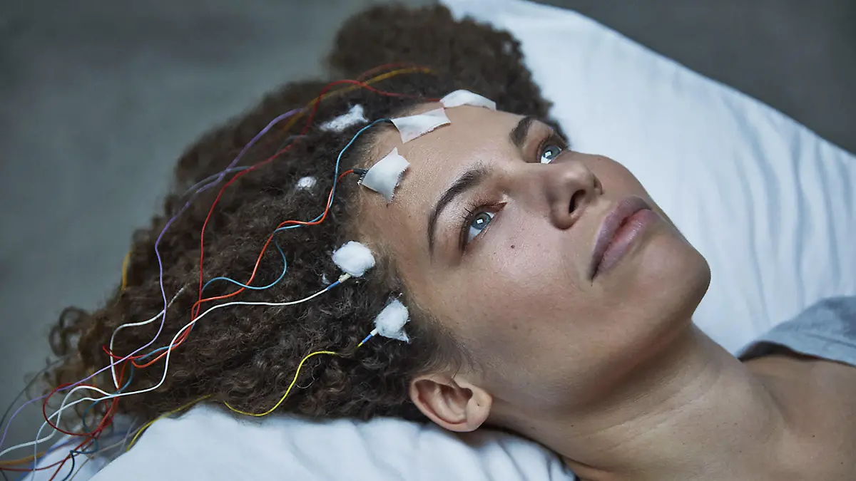 This image released by the Sundance Institute shows Jennifer Brea in a scene from "Unrest," a film by Jennifer Brea. The film is an official selection of the U.S. Documentary Competition at the 2017 Sundance Film Festival. (Jason Rothenberg/Sundance Institute via AP) |