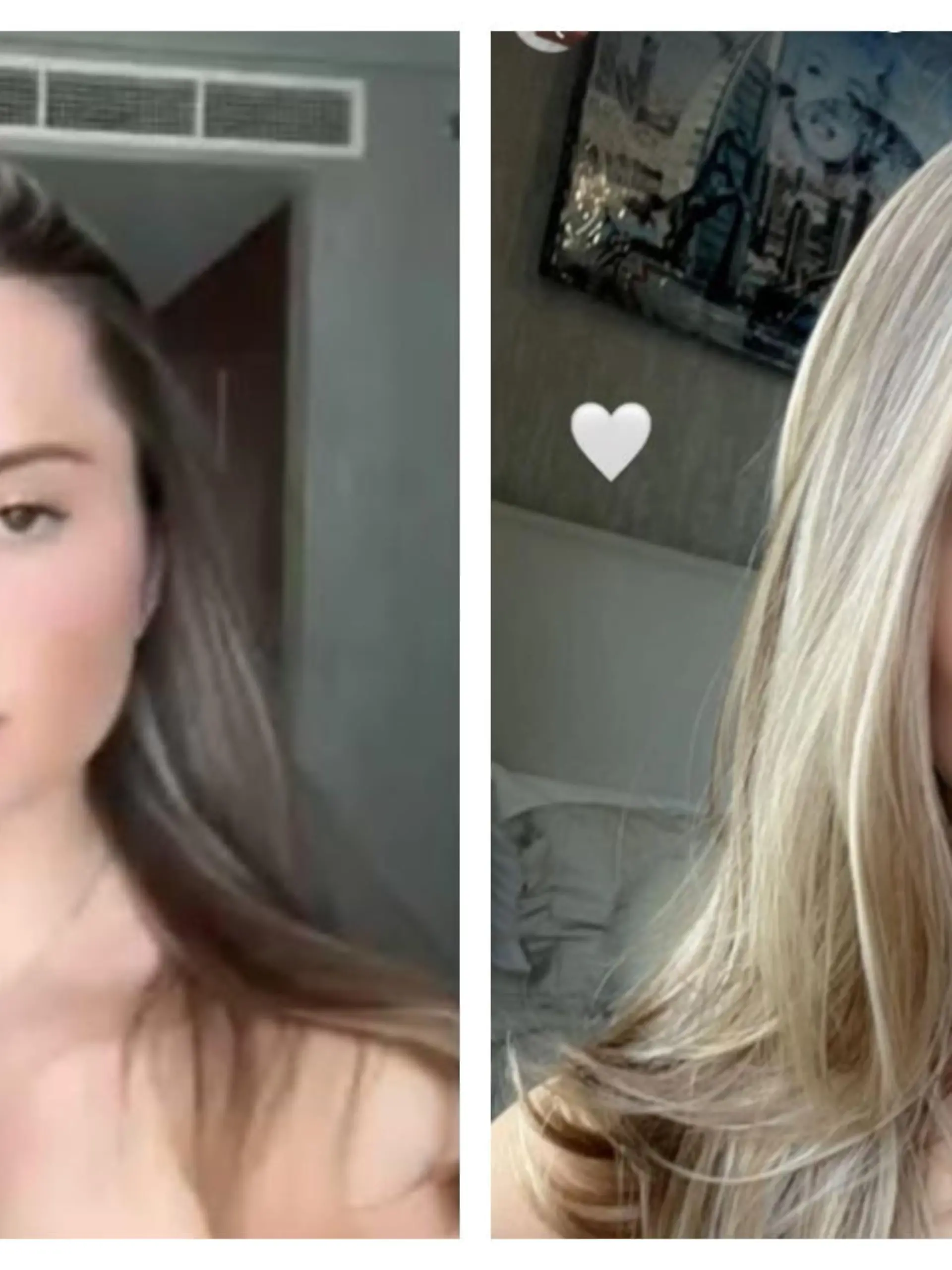 Davina Geiss mit blonden Strähnchen
