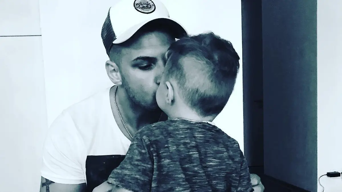 Pietro Lombardi und Söhnchen Alessio.