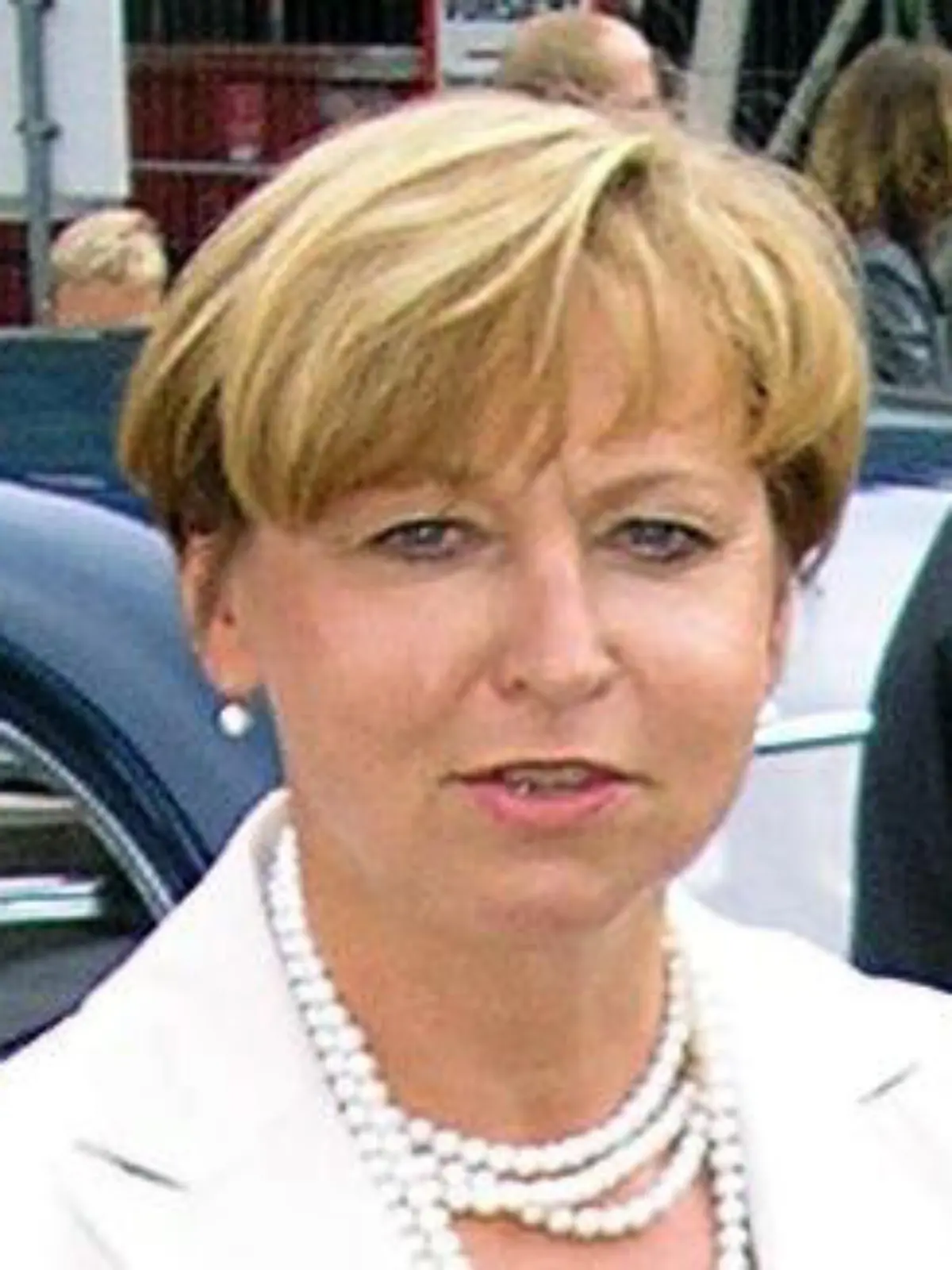 Mit diesem Foto von Maria Bögerl fahndet die Polizeidirektion Heidenheim seit Donnerstag (13.05.2010) nach der 54-Jährigen. Sie ist seit Mittwoch verschwunden. Auch von ihrem schwarz lackierten Auto (Mercedes A-Klasse) fehlt nach Polizeiangaben jede Spur. Nach dem derzeitigen Kenntnisstand ist sie offensichtlich entführt worden. Kurz nach ihrem Verschwinden erhielt ihr Ehemann eine Lösegeldforderung. Obwohl sämtliche Forderungen des Täters erfüllt worden sind, kam es bislang zu keiner Geldübergabe. Derzeit seien rund 300 Polizeibeamte, darunter zahlreiche Spezialkräfte, aus ganz Baden-Württemberg im Einsatz, so die Polizei. Foto: Polizei dpa/lnw (Achtung: bestmögliche Qualität)  +++(c) dpa - Bildfunk+++