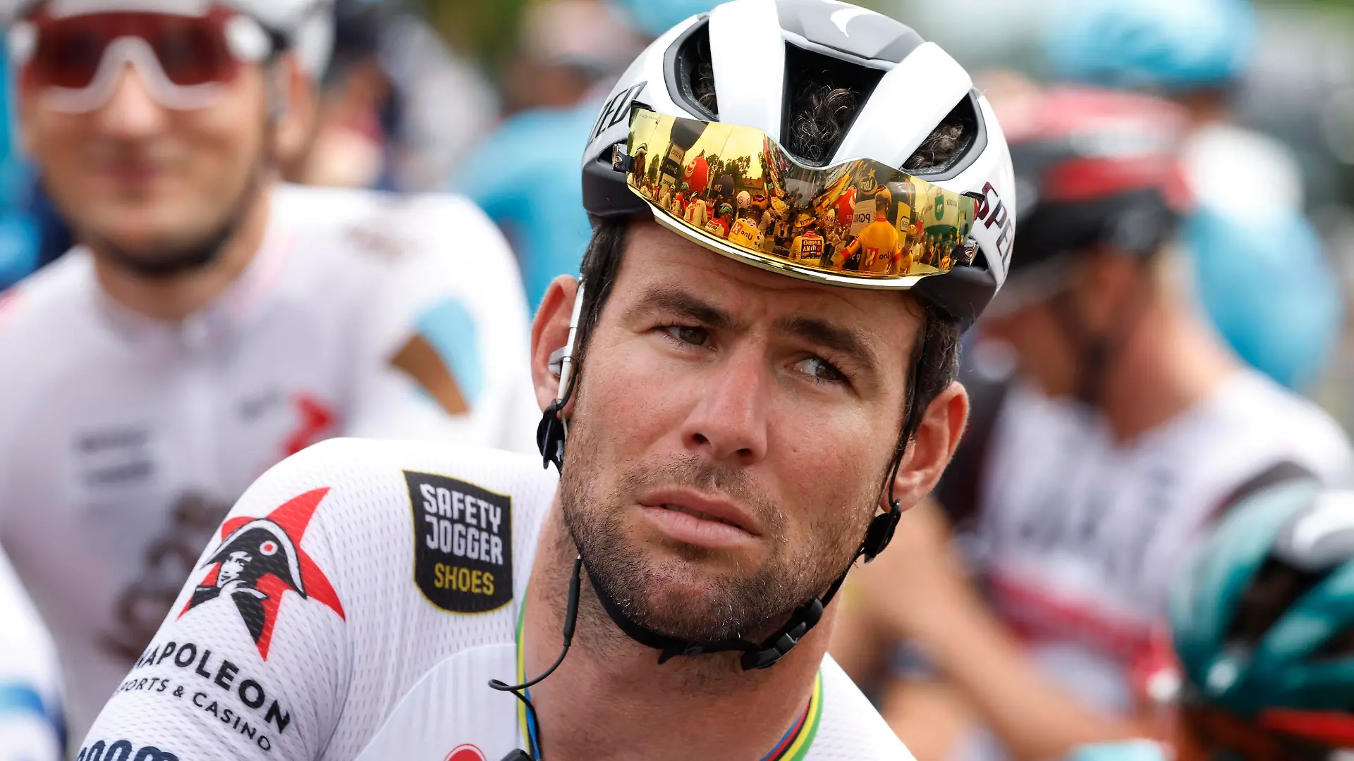 ROT // Mark Cavendish (Grossbritannien / Team Quick-Step Alpha Vinyl) - Polen-Rundfahrt 2022 - 2. Etappe CheÅm nach Zamosc - Polen-Rundfahrt - PolenRundfahrt - Polen Rundfahrt - Â