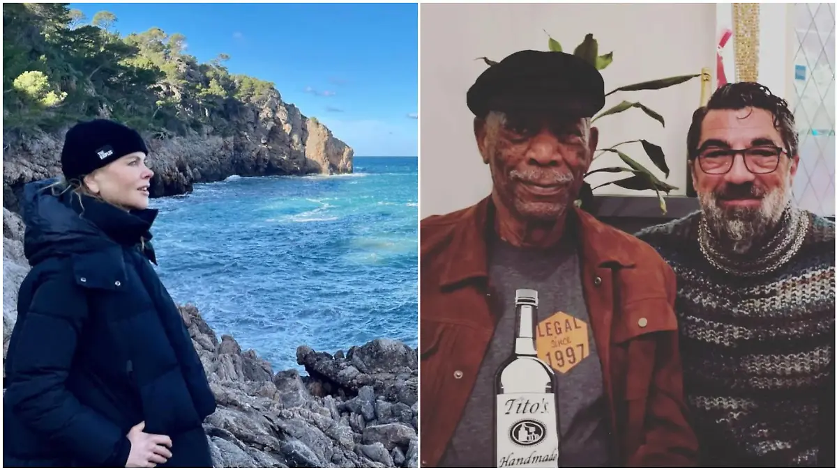 Nicole Kidman und Morgan Freeman auf Mallorca