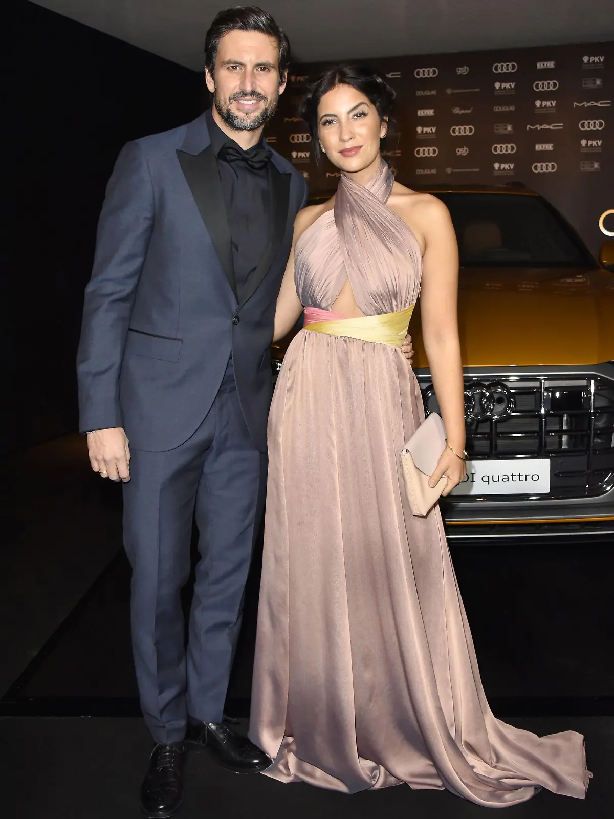Tom Beck und Chryssanthi Kavazi bei der 25. Festlichen Operngala für die Deutsche Aids Stiftung in der Deutschen Oper. Berlin, 03.11.2018 *** Tom Beck and Chryssanthi Kavazi at the 25th Festive Opera Gala for the German Aids Foundation at the Deutsche Oper Berlin 03 11 2018 Foto:xN.xKubelkax/xFuturexImage  