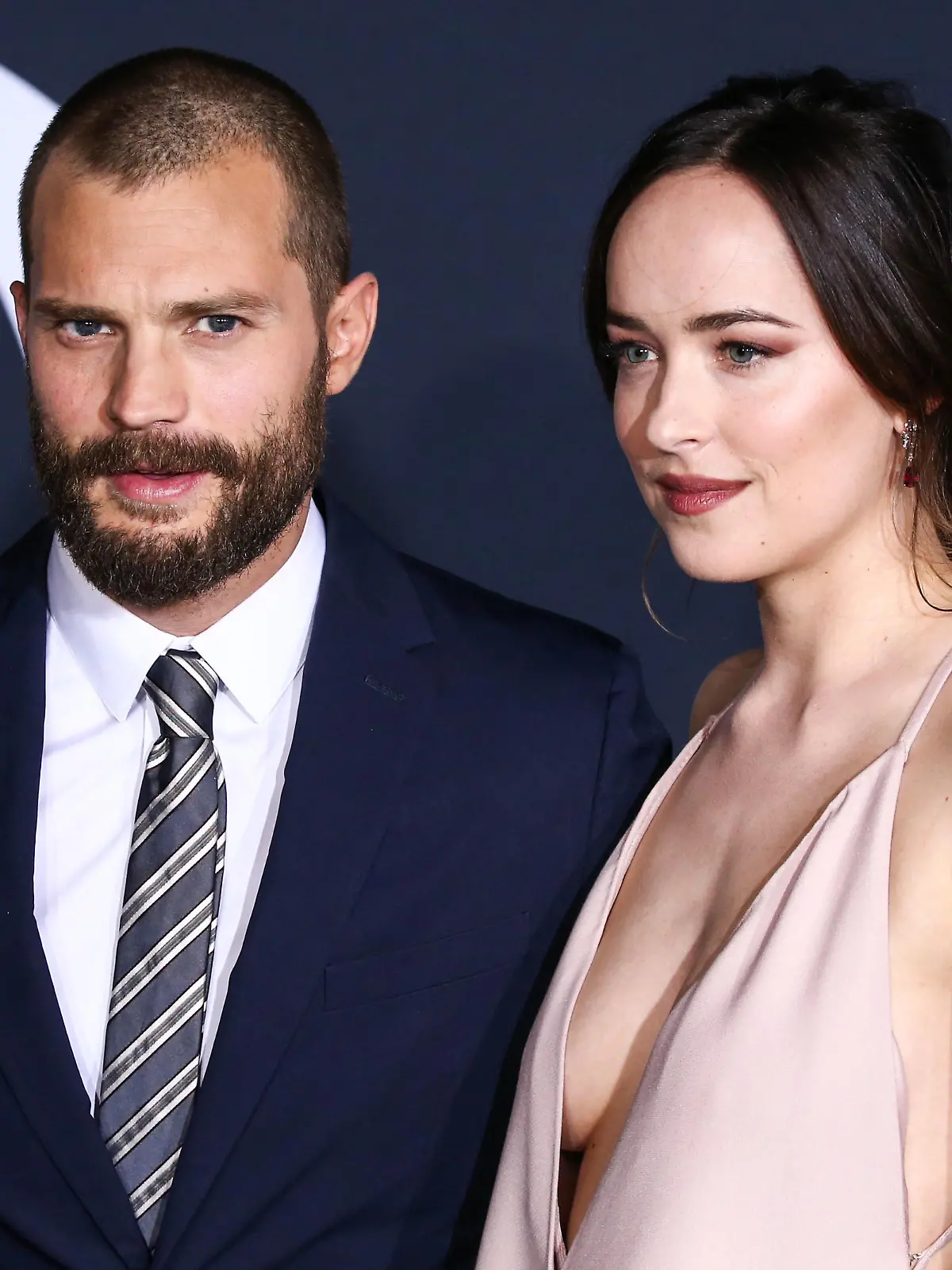 LOS ANGELES, CA, USA - FEBRUARY 02: Actor Jamie Dornan and actress Dakota Johnson arrive at the Los Angeles Premiere Of Universal Pictures' 'Fifty Shades Darker' held at the theatre at Ace Hotel on February 2, 2017 in Los Angeles, California, United States. (Photo by Xavier Collin/Image Press Agency/Splash News)
<P>
Pictured: Jamie Dornan, Dakota Johnson
<B>Ref: SPL1434069  020217  </B><BR/>
Picture by: Xavier Collin/IPA/Splash News<BR/>
</P><P>
<B>Splash News and Pictures</B><BR/>
Los Angeles:	310-821-2666<BR/>
New York:	212-619-2666<BR/>
London:	870-934-2666<BR/>
photodesk@splashnews.com<BR/>
</P>