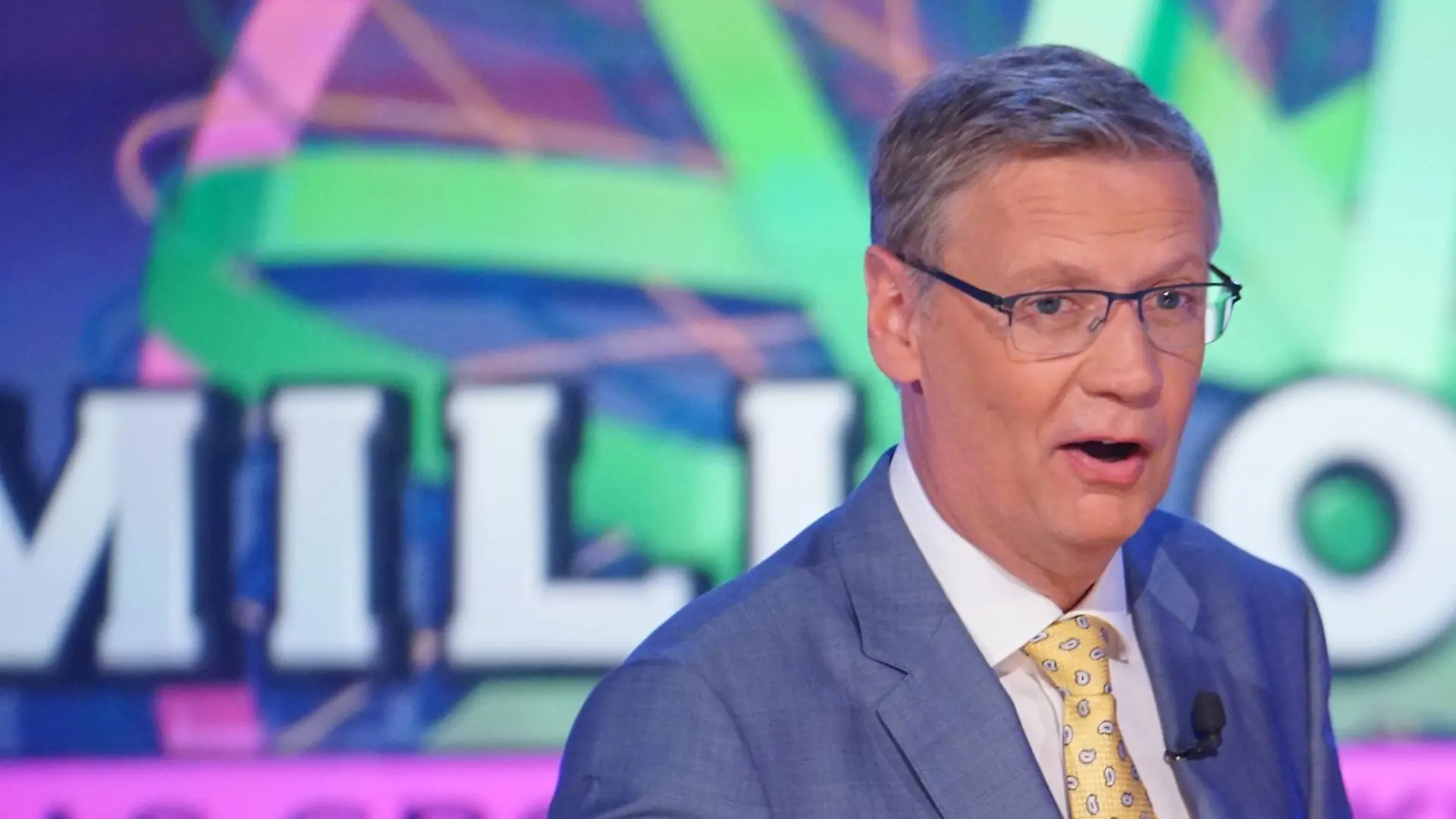 Achtung! Sperrfrist für alle Medien bis Mo., 21.08.2017, 22:15 Uhr! Moderator Günther Jauch mit Heinrich Röhrl aus Moosburg