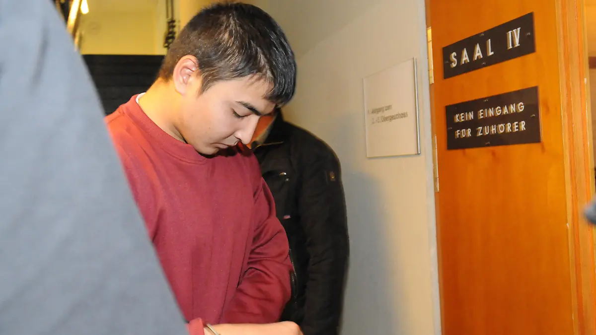 Hussein K. im Freiburger Gericht.
