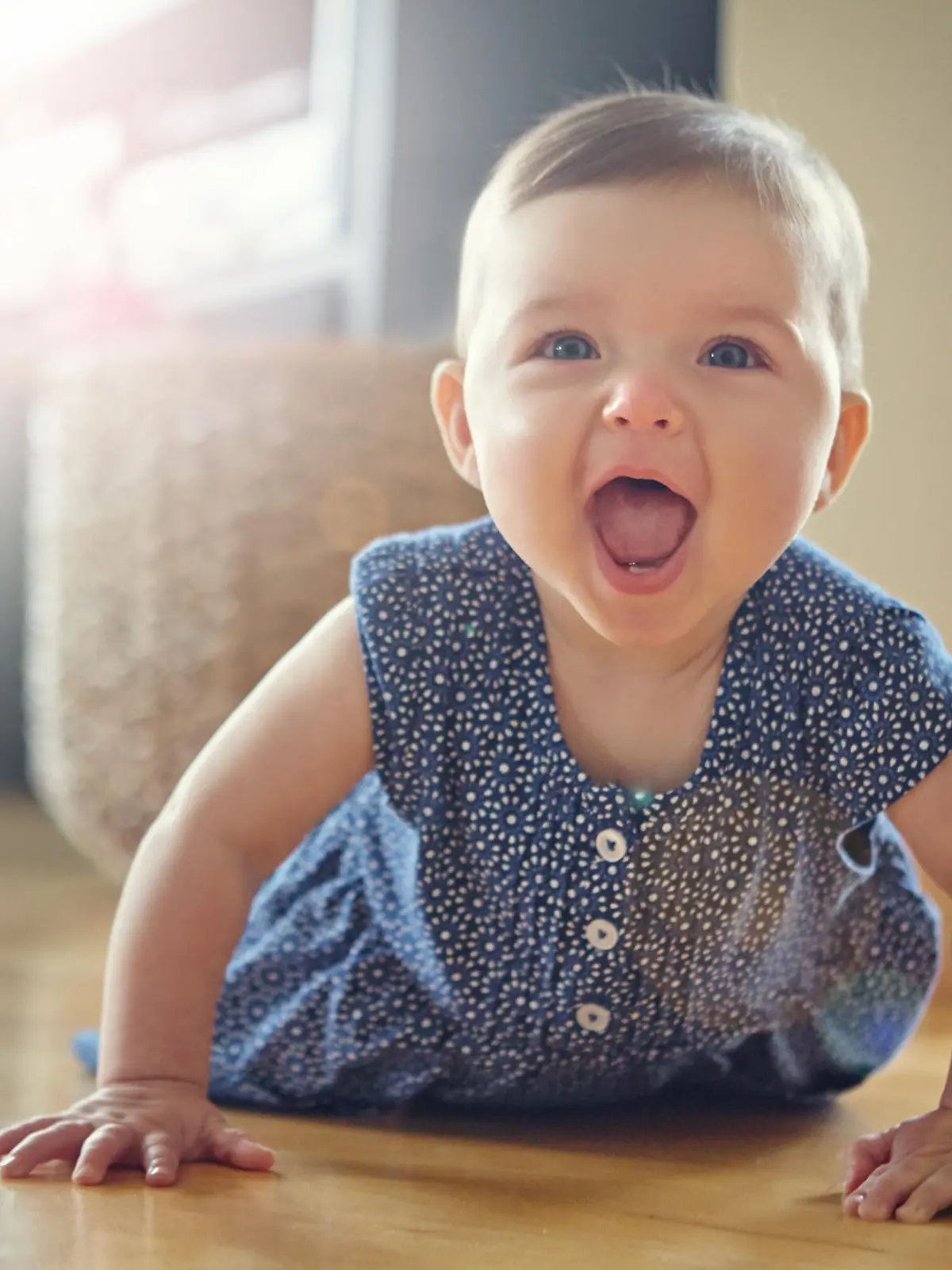 Shot of an adorable baby crawling on the living room floorhttp://195.154.178.81/DATA/i_collage/pu/shoots/805468.jpg