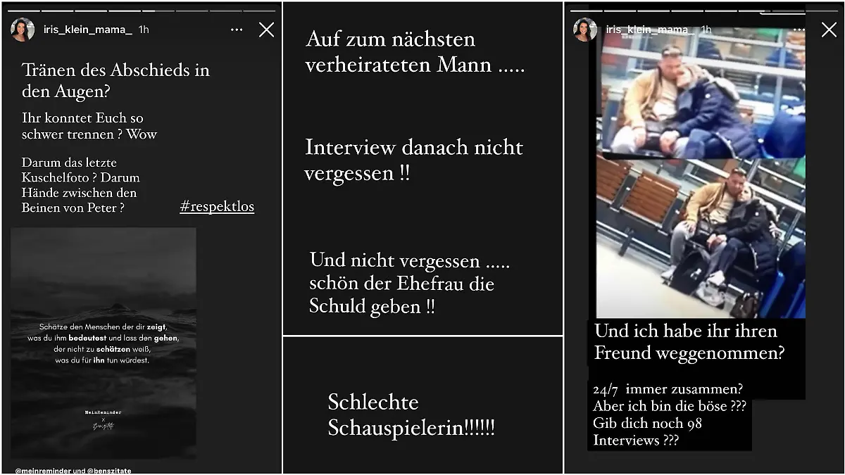 Iris Klein macht deutlich, was sie von Yvonnes Aussagen hält.