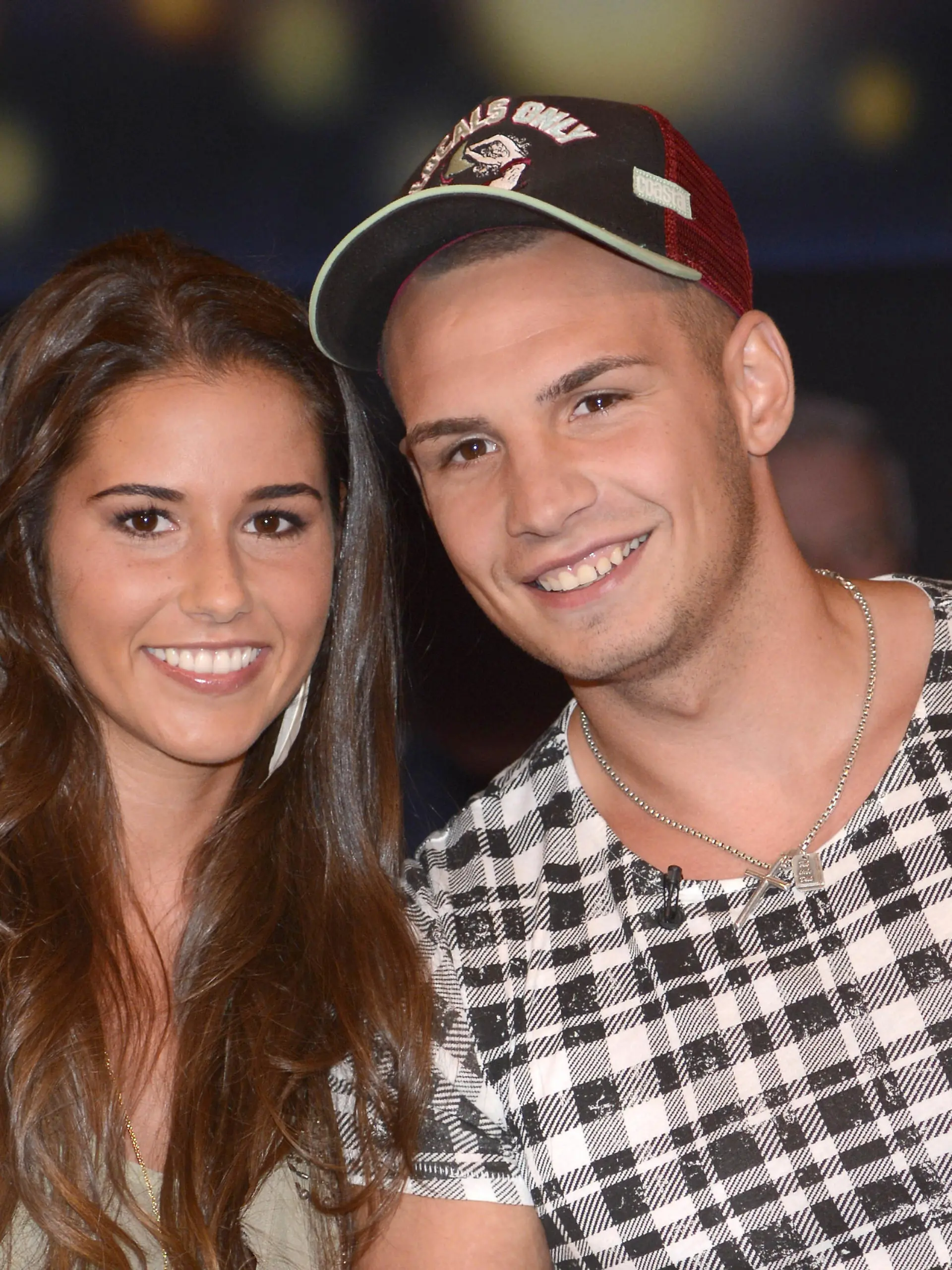 Sarah und Pietro Lombardi bei der Aufzeichnung der NDR-Talkshow 'Bettina und Bommes' im NDR-Studio auf dem Messegelände. Hannover, 14.07.2016 | Verwendung weltweit