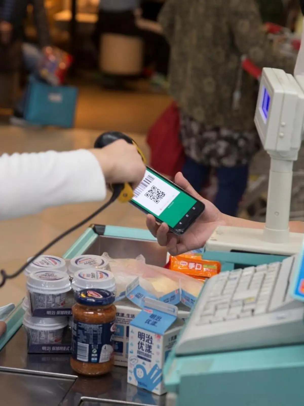Bezahlen mit dem Handy, das geht in China