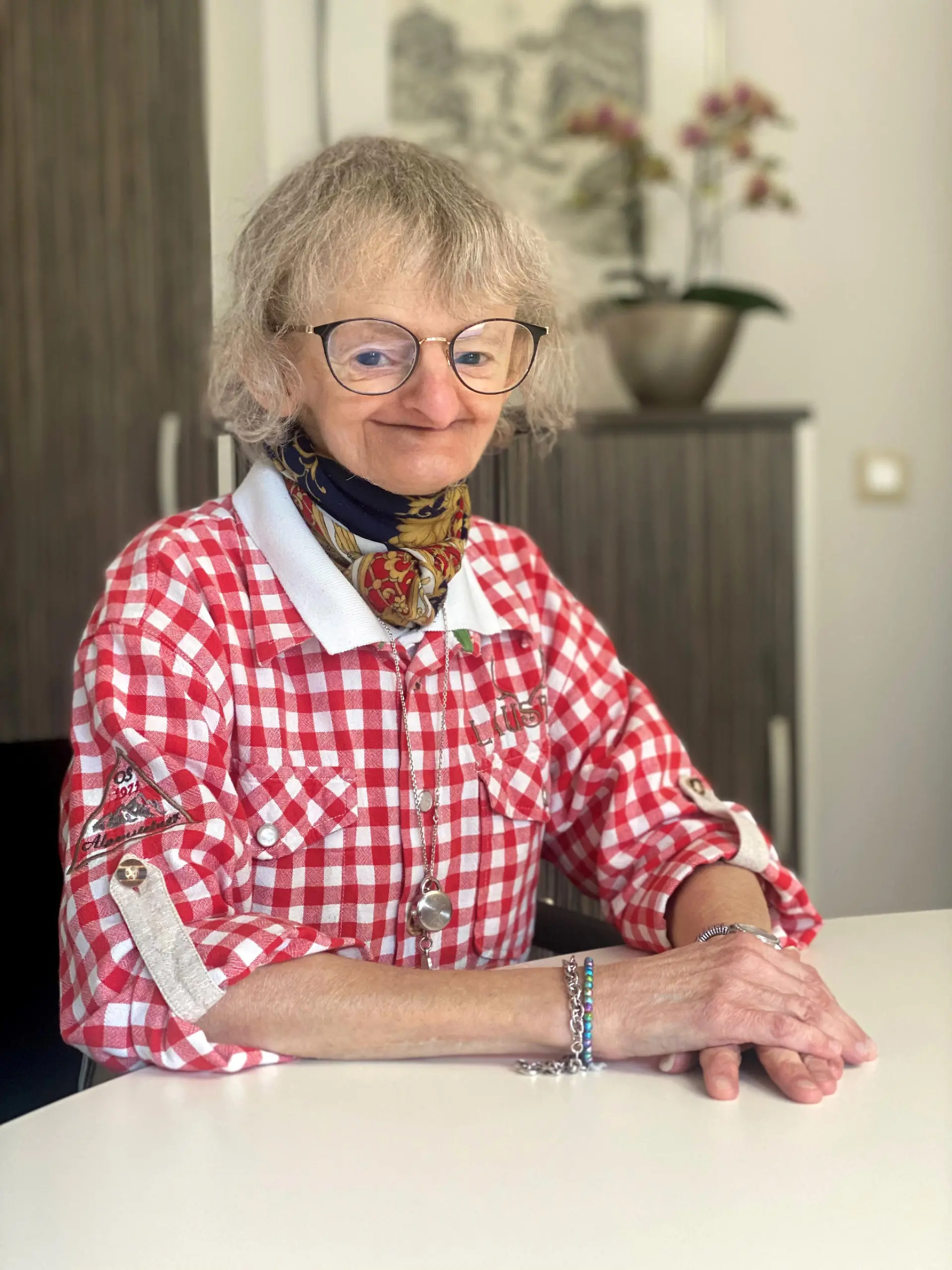 Heidrun Heuer ist mit 58 Jahren die aktuell älteste Progerie-Patientin weltweit.