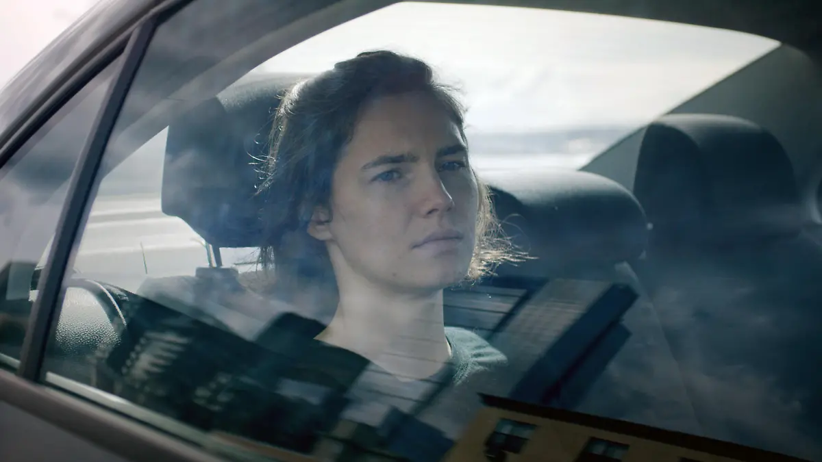 This image released by Netflix shows Amanda Knox in a scene from her self-titled documentary, premiering Friday, Sept. 30 on Netflix. (Netflix via AP) |