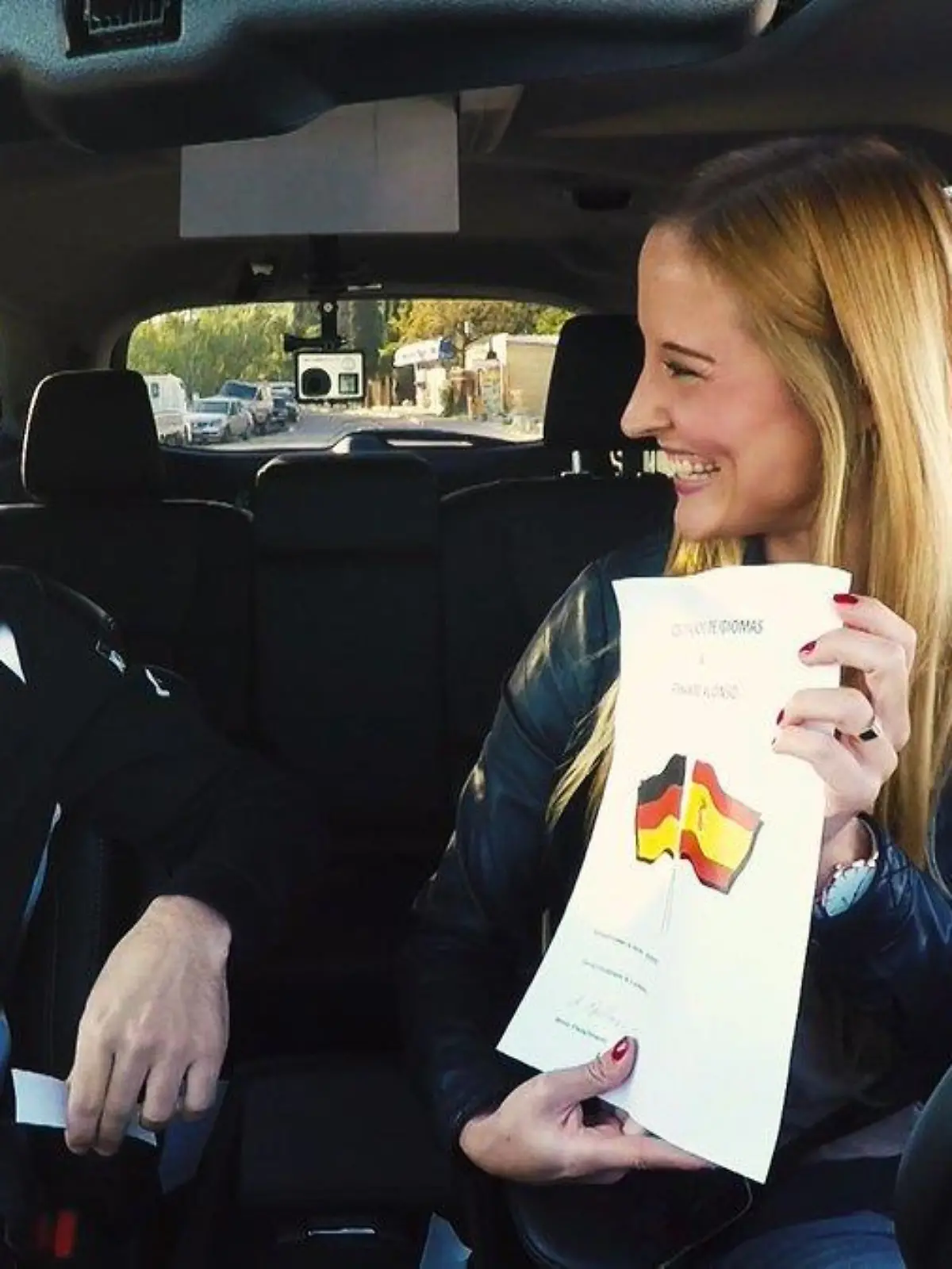 Anna Fleischhauer mit Fernando Alonso