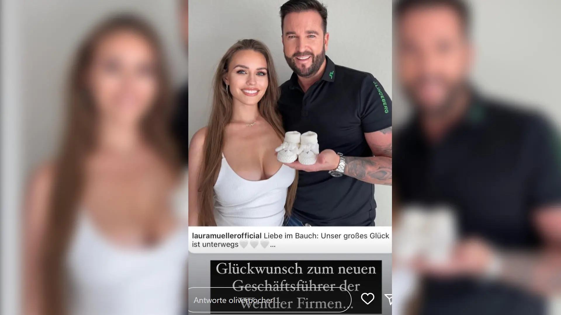 So "gratuliert" Oliver Pocher dem Wendler und seiner Laura zur Schwangerschaft