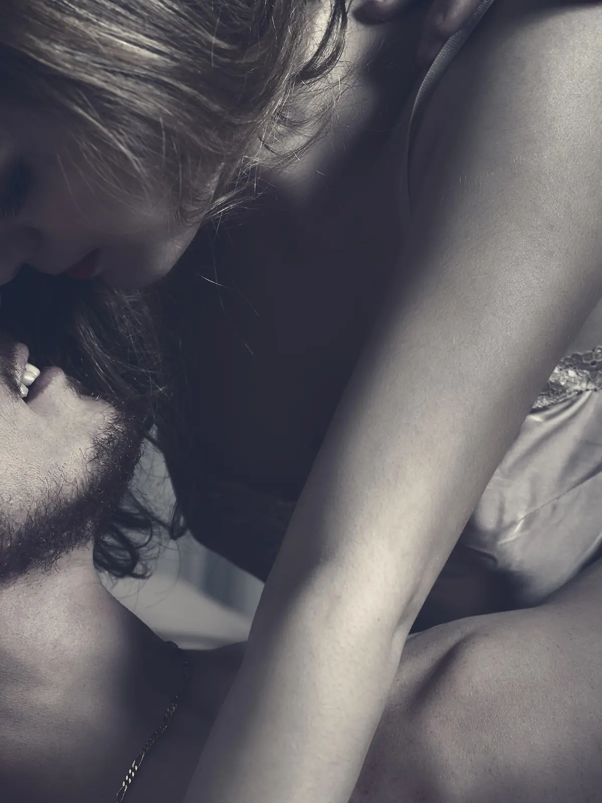 Passionate Couple in the bed