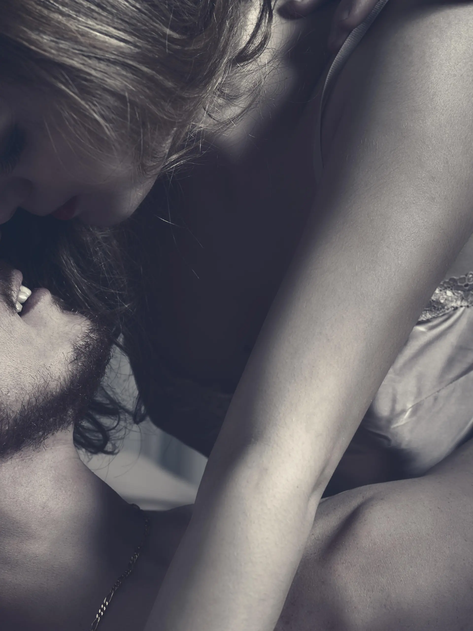Passionate Couple in the bed