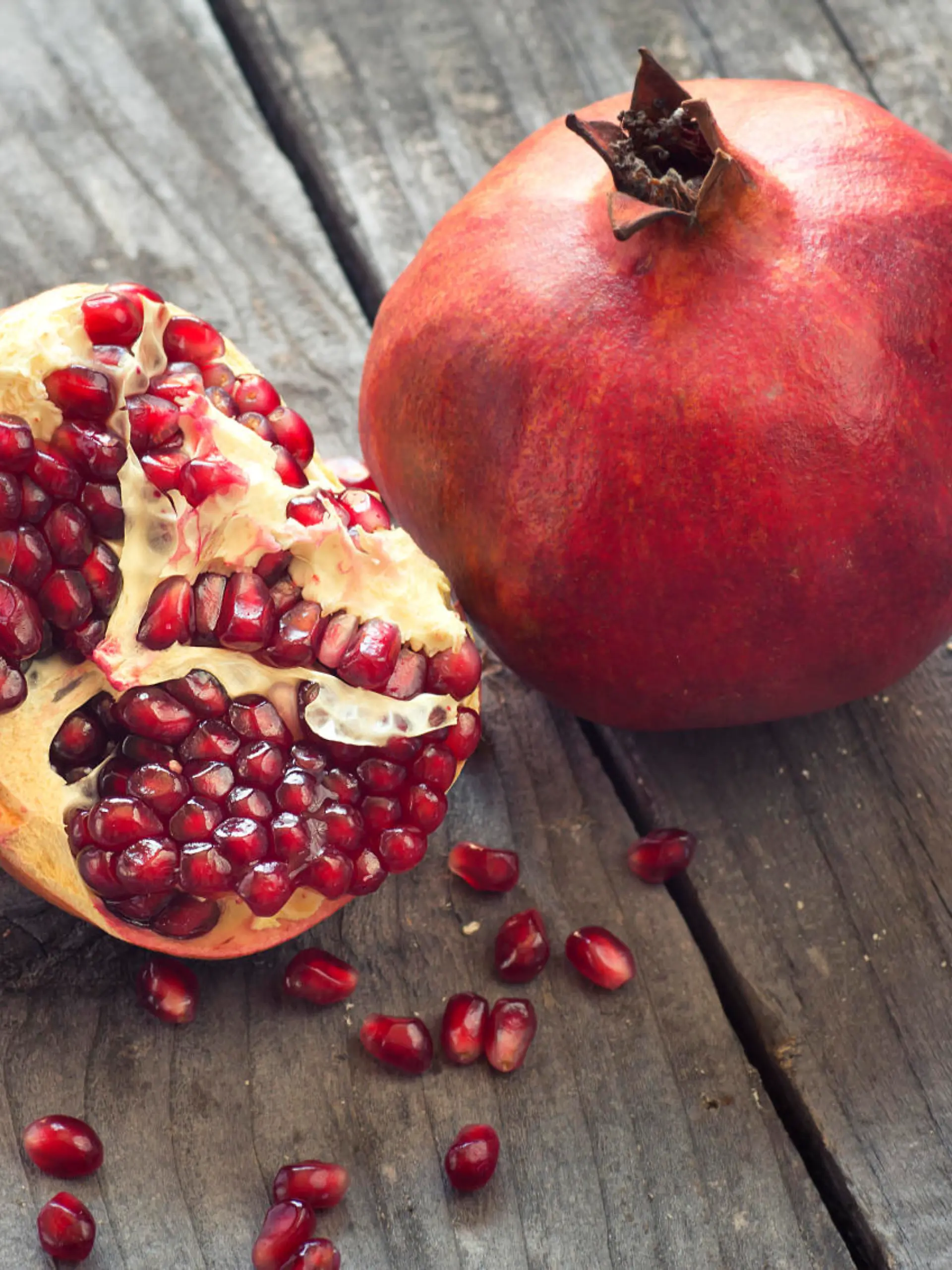 Juicy pomegranates