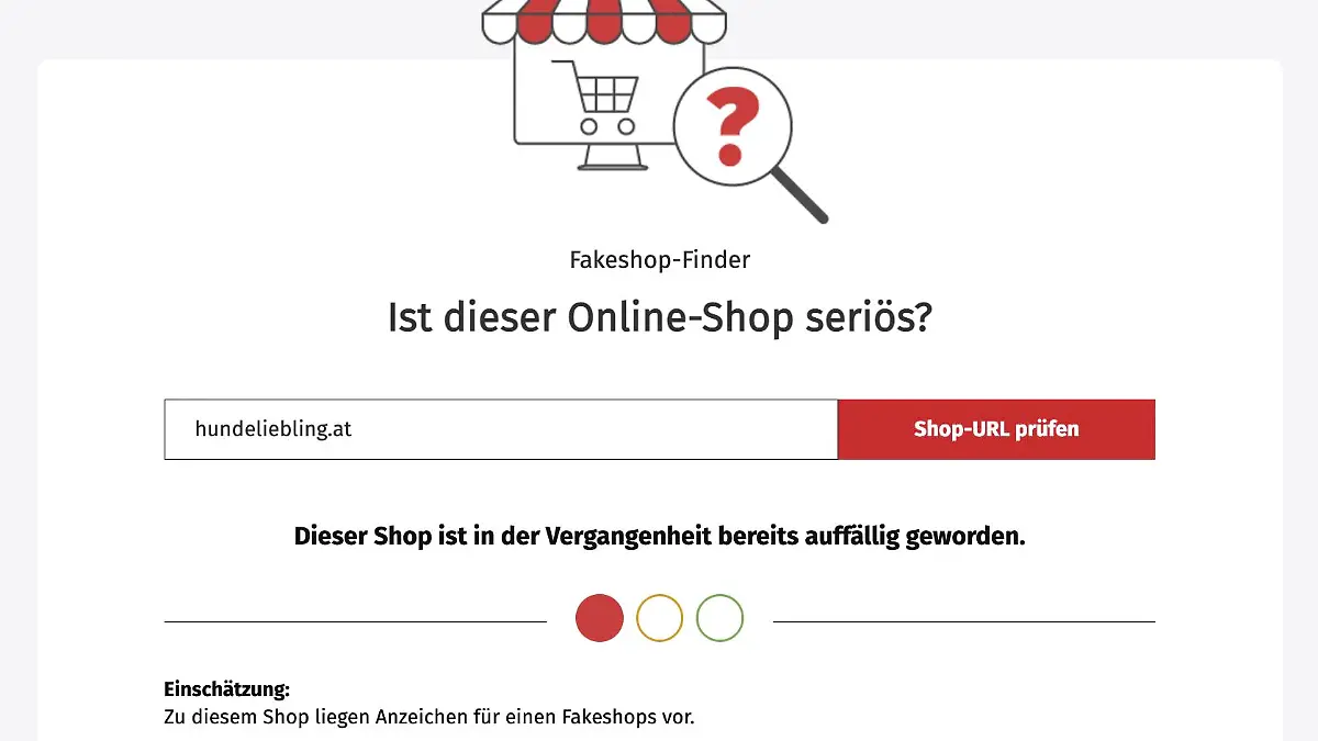 Online-Tool zur Überprüfung von Fake-Shops
