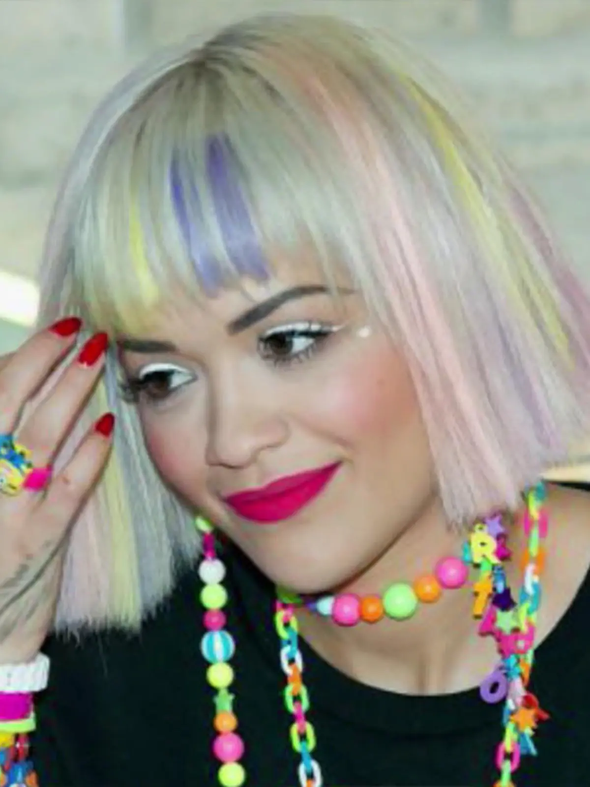 Bild zu: "Neuer Trend: Haare färben mit Kreide"