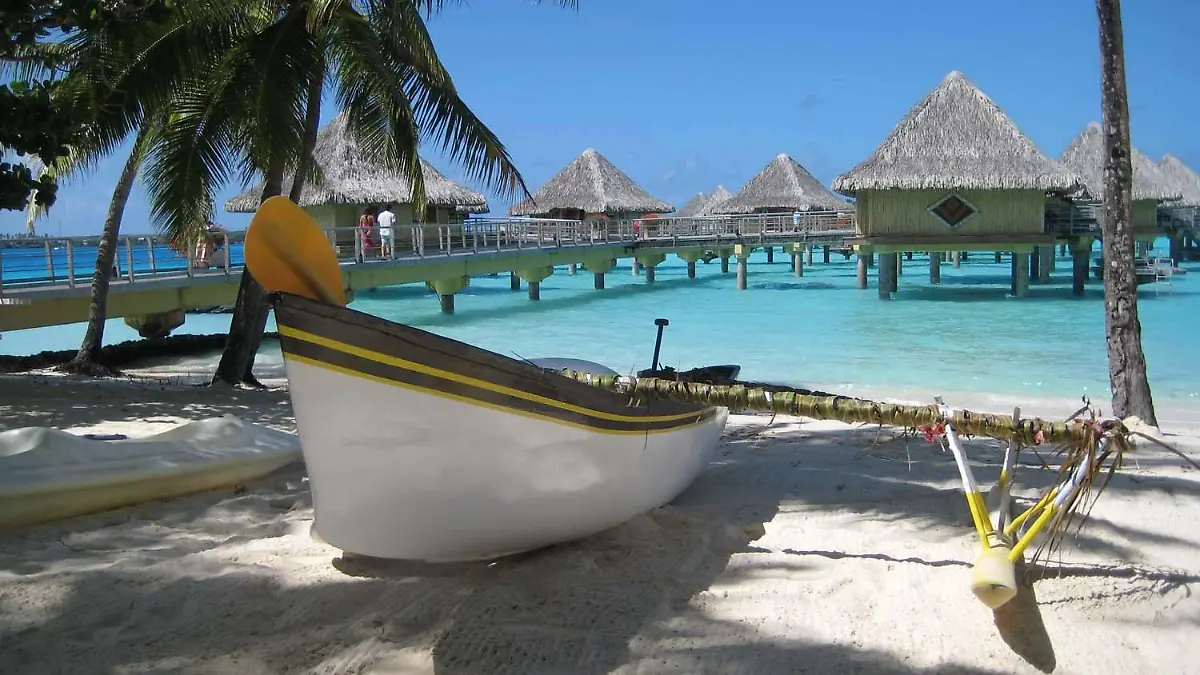 Bora Bora in Französisch Polynesien fotografiert am 28.8.2011