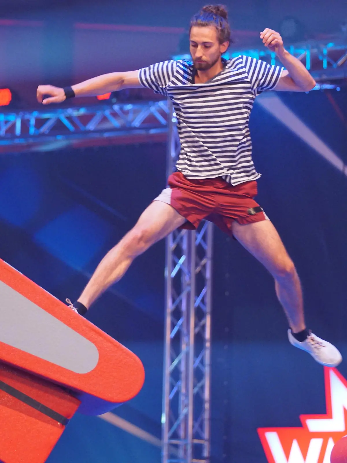 BU: Der Athlet Max Sprenger aus Bergisch-Gladbach.
BB: Zweite Staffel, Foto: MG RTL D / Stefan Gregorowius, AZ 23.06.2017, Semifinale, Halbfinale
