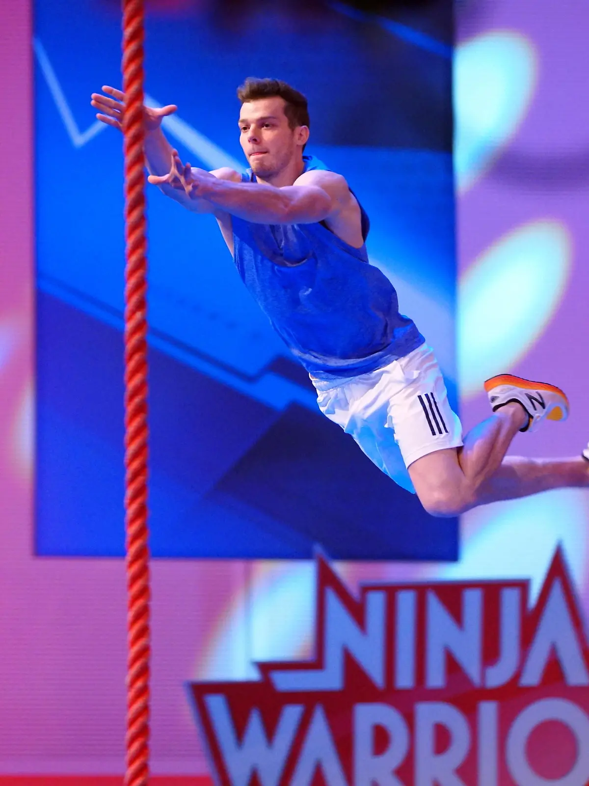 BU: Der Athlet Oliver Edelmann aus Pfungstadt.
BB: Zweite Staffel, Foto: MG RTL D / Stefan Gregorowius, AZ 20.06.2017, AZ 07, AZ07, Semifinalqualifikation
