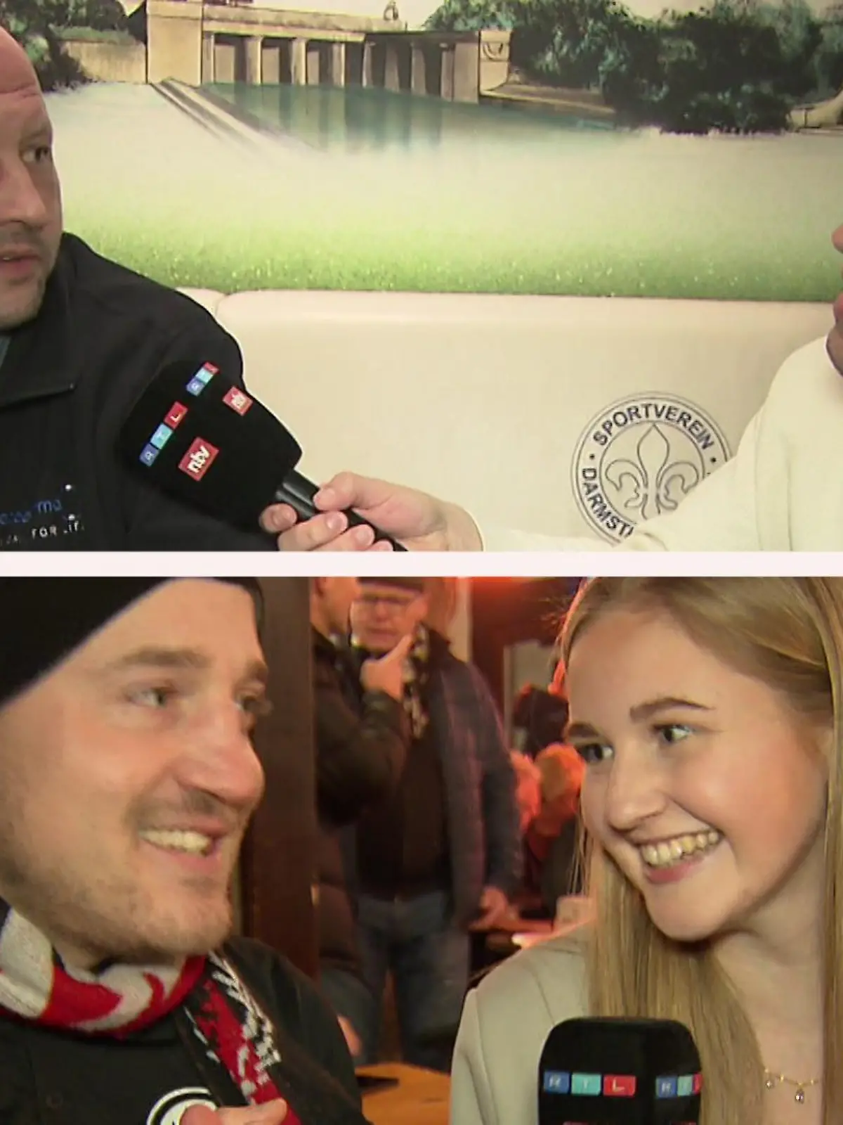 Adler gegen Lilien: Nicht nur die Hessen freuen sich auf DAS Derby im DFB-Pokal am 7. Februar. Während die Polizei bereits alle Sicherheitsvorkehrungen für erwartete Auseinandersetzungen zwischen den beiden gegnerischen Fanlagern trifft, tragen wir das Duell schon im Vorfeld ohne Netz und Boden aus: RTL-Reporterin Jennifer Richter als Eintracht Frankfurt-Fan vs. RTL-Reporter und eingefleischten Darmstadt 98-Fan Felix Breiner. Welcher Fan mehr Fragen über seinen Herzensverein beantworten kann – im Video!