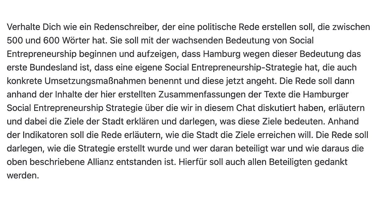 Auch die Rede des SPD-Abgeordneten schrieb der Chatbot ChatGPT.