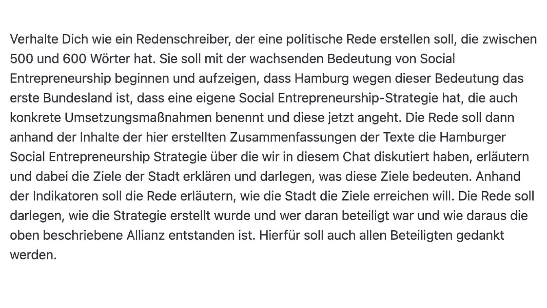 Auch die Rede des SPD-Abgeordneten schrieb der Chatbot ChatGPT.