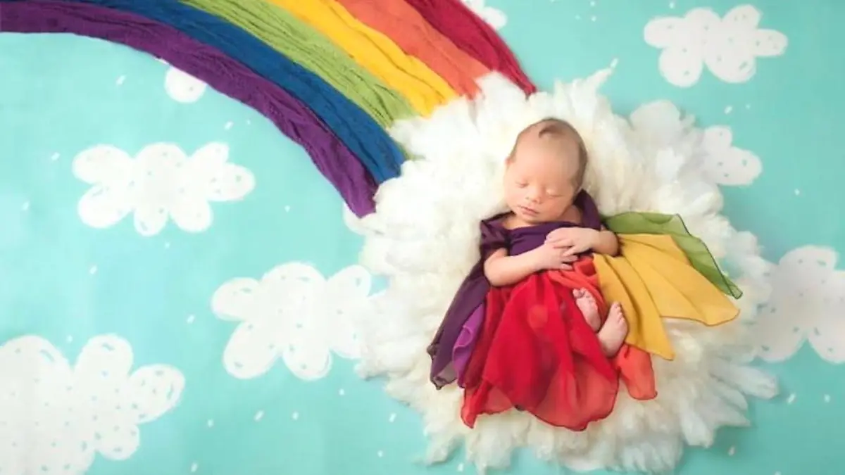 Regenbogenbabys: Traurige aber wunderschöne Botschaft "Am Ende des Regenbogens liegt Hoffnung"