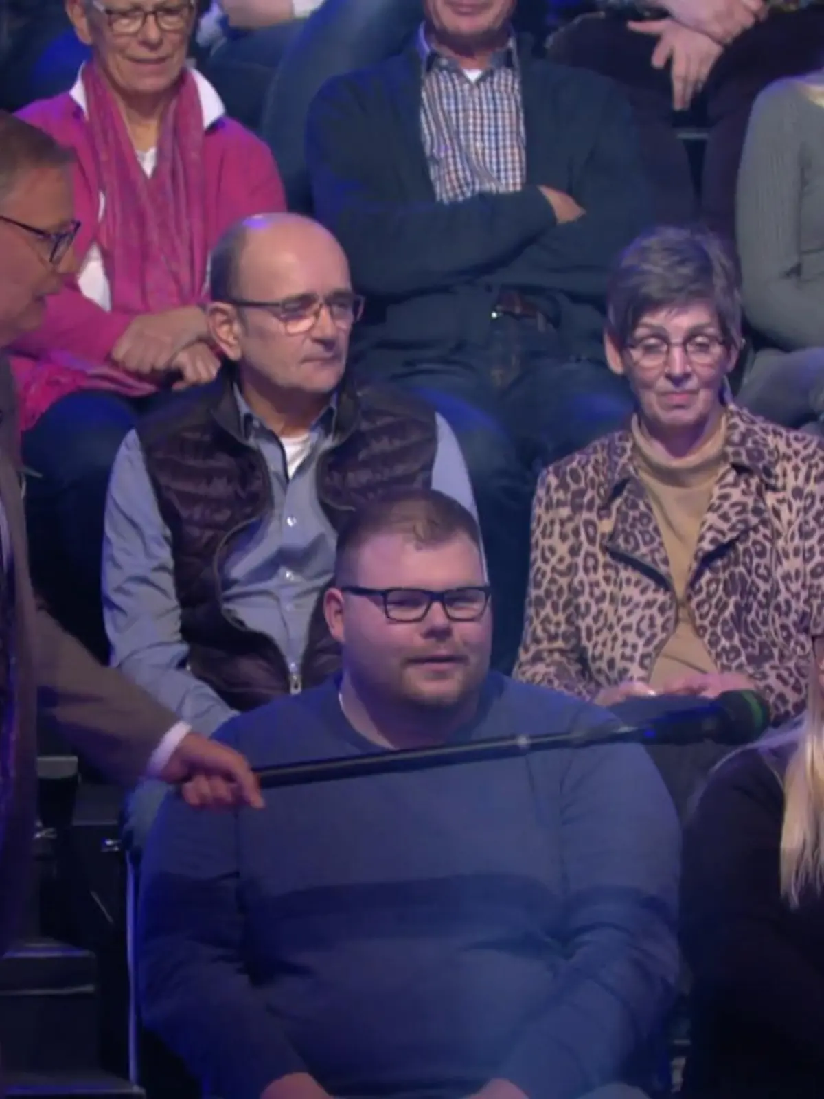 Günther Jauch beim "Wer wird Millionär?"-Publikum