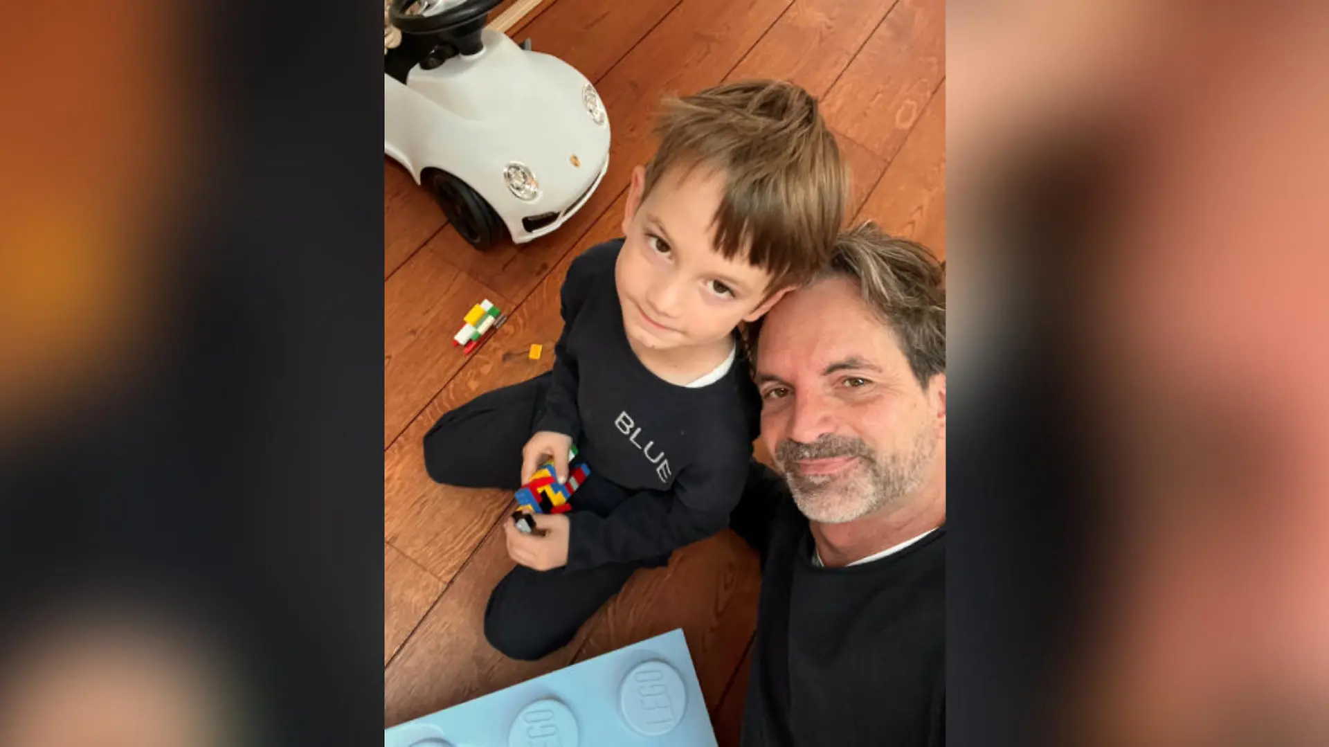 Michel de Vries und sein Sohn Levi