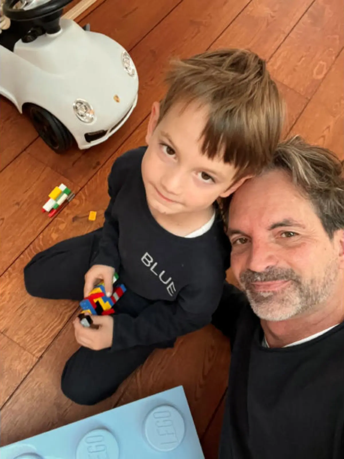 Michel de Vries und sein Sohn Levi