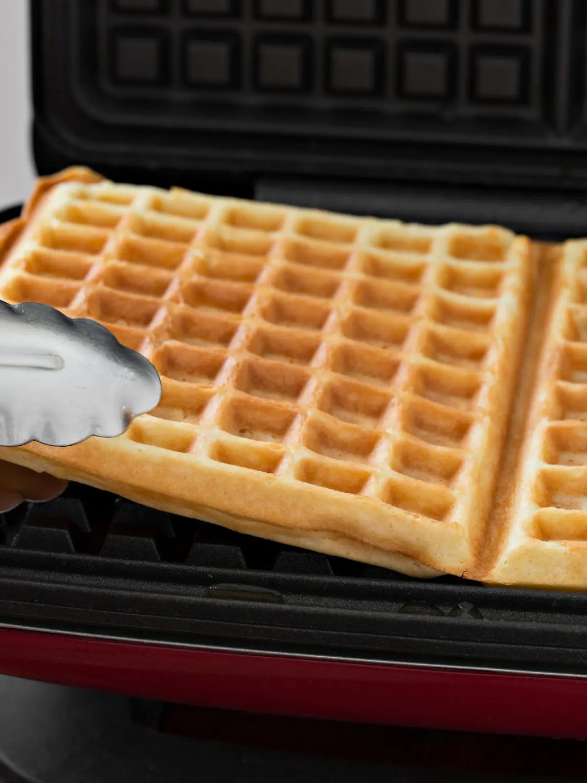 Waffeln im Waffeleisen