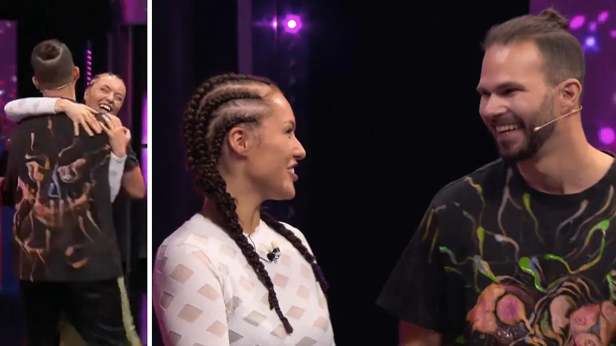 So süß: DJ findet DJane bei "Take Me Out"! Freudestrahlend laufen sich Kandidat Edgar und Single-Lady Nena am Ende bei Jan Köppen in die Arme. Vielleicht der Anfang für etwas ganz Großes, wie der meint...