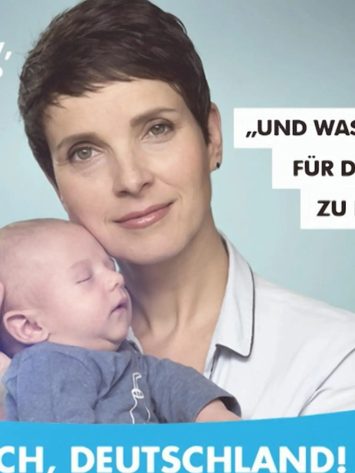 Bild zu: "Umstrittenes Wahlplakat mit Kind"