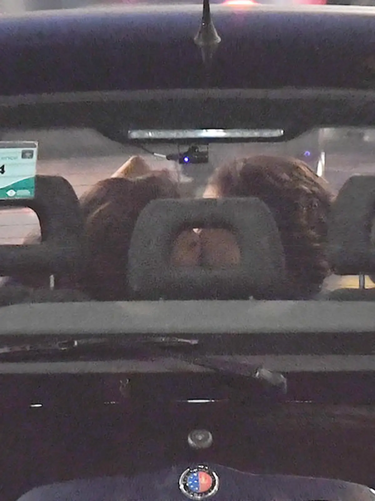 Vito Schnabel im Auto mit einer Unbekannten.