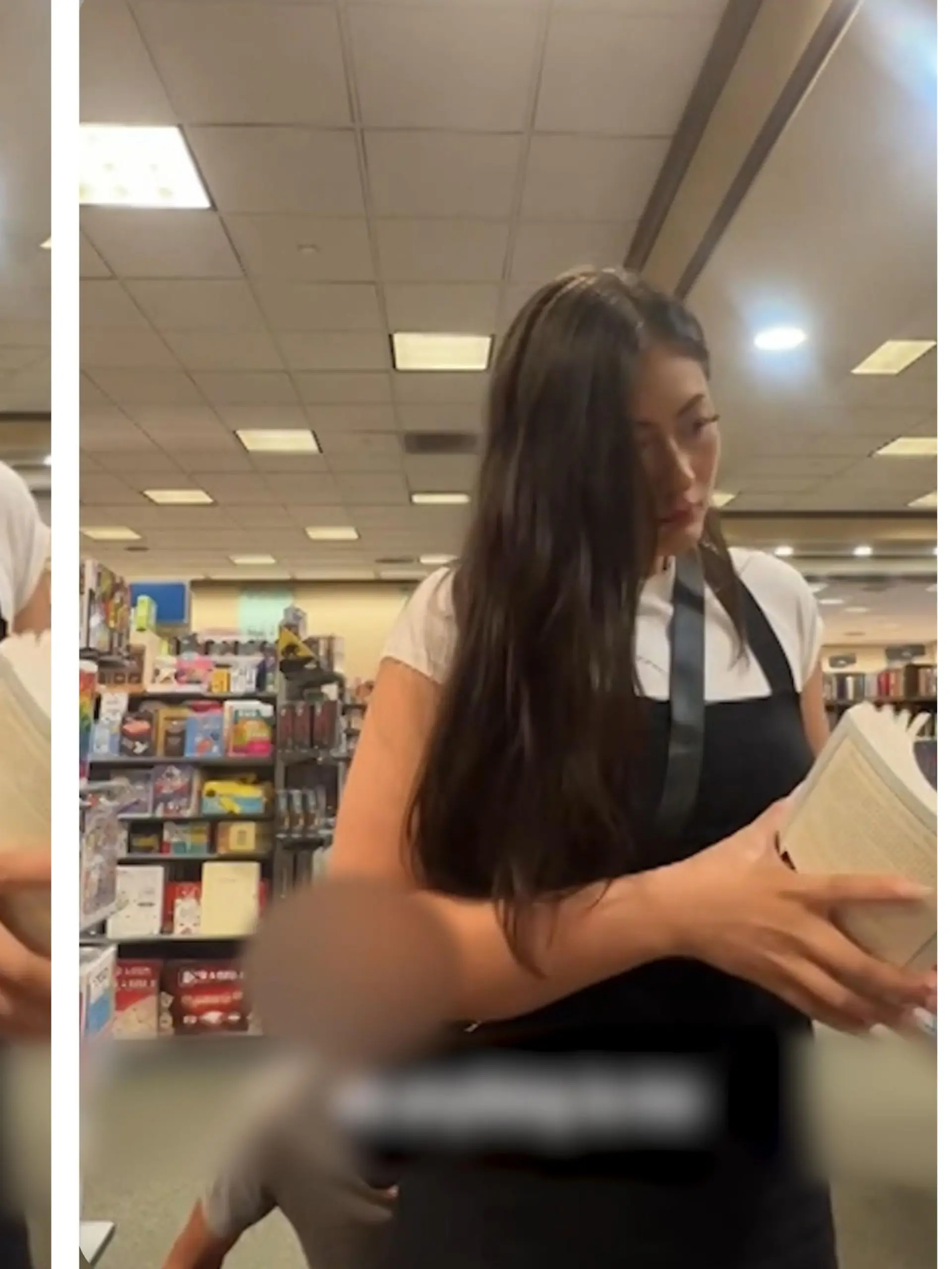 Was soll bei einem Besuch in einer Buchhandlung schon passieren? Das hat sich auf TikTokerin Michaela Witter gedacht - und wurde eines besseren belehrt! Denn während sie sich verschiedene Bücher anschaut, bemerkt sie einen Mann, der ihr immer näher kommt und am Ende sogar hinter ihr in die Hocke geht - um an ihrem Hintern zu riechen? Warum Michaela nicht das einzige Opfer sein soll, verraten wir im Video.